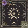 Toalha de Mesa Bewest Decoração de Jogo de Cartas Estampa Floral Borboleta Toalha de Mesa para Cartas de Tarô High-End