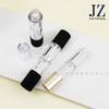 Tubo de brilho labial redondo de cabeça dupla personalizado de fábrica, tubo de gloss labial, tubo de plástico vazio, material de embalagem 2,5ml +2,5ml