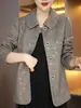 Moderna Chaqueta Adelgazante Reductora de Edad para Madres 2026 Celebridad de Internet Nuevo Elegante Versátil Traje Pequeño Top para Mujeres de Mediana Edad