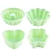 Taza de silicona para pastel nueva y engrosada, tazón para pastel de arroz al vapor, molde para pastel, fácil de desmoldar, limpiar, molde de silicona para hornear