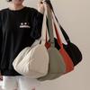 Bolsa de nylon japonesa fitness esportiva bolsa mensageiro feminina casual cor sólida pingente bolsa de ombro estudante bolsa grande capacidade