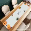Toalha de Mesa Halloween Transfronteiriça Estilo Nórdico Americano com Toque de Luxo, Faixa Decorativa de Mesa de Jantar Tema Fantasma, Bandeiras Personalizadas