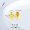 Fuerte Retención de Color Oro Arena Escarchado Accesorios DIY Zakilam Mazo King Kong Ruyi Agujero Pasante Pulsera Collar Accesorios