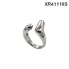 Anillo Abierto de Acero de Titanio Chapado en Oro Estilo Europeo y Americano para Mujer, Diseño Geométrico Exagerado Único, Anillo de Lujo Ligero de Moda, Superventas Transfronterizo