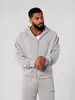 Youngla Americana Nueva Sudadera con Cremallera Cardigan Chaqueta Jogging Deportes Fitness Estampada Casual con Capucha