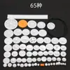 Juego de engranajes de plástico, engranaje de transmisión de juguete, módulo 0.5, engranaje de conexión para motor, accesorios hechos a mano para bricolaje