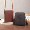 Moda Transfronteiriça Bolsa Masculina Novo Estilo Cabeça de Crocodilo Distintiva Transversal Bolsa Masculina Padrão Crocodilo Bolsa de Ombro Bolsa para Celular
