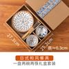 Conjunto de tigelas de cerâmica estilo japonês azul e branco porcelana tigela de arroz caixa de presente com presente manual louça de cerâmica presente de venda de atividade Tigela
