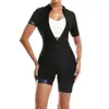 Traje de chándal de una pieza para mujer transfronterizo, Ropa moldeadora para deportes, fitness, running, Mono europeo y americano, Traje largo de sauna, Yoga