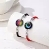 Pulseiras de Tecido à Mão Mais Vendidas na Europa e América para Casais, Pulseiras Luminosas de Tempo, Pulseiras de Casal Feitas à Mão, Pulseiras de Amizade