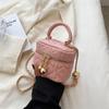 Bolso de Cadena Romboidal Transfronterizo para Mujer 2025 Nuevo Moda de Alta Gama Mini Bolso de Hombro Cruzado Popular Bolso Cuadrado Pequeño