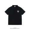 Nueva Camisa Polo de Verano para Hombre Manga Corta Ins Marca de Moda Camiseta Sencilla para Hombre Estilo Hong Kong Holgada Ropa para Hombre Cuello Solapa Top de Moda
