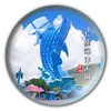 Imán de Refrigerador de Vidrio de Cristal para Souvenir Turístico de Guangdong Torre de Cantón Cintura Pequeña Zhuhai Chimelong Shenzhen Set