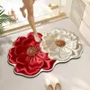 Tapetes de Banheiro de Lama Diatomácea Estilo Seda Transfronteiriços, Capachos Decorativos de Alta Qualidade para Uso Doméstico, Tapetes de Banheiro Antiderrapantes, Dropshipping
