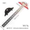 Juego de Galgas de Espesor 75-300mm Calibrador de Espesor Galga de Espesor Combinada Calibrador de Holguras 0.01-1mm Sistema Métrico e Imperial con Insertos de Latón