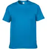 Camiseta lisa al por mayor de fábrica, camiseta promocional publicitaria, camiseta cultural, ropa de clase, camiseta de manga corta, cuello redondo, 200g algodón puro