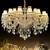 Araña de Cristal Estilo Europeo 2026, Lámpara Sencilla para Comedor, Lámpara de Lujo para Sala de Estar, Decoración Acogedora para Dormitorio y Estudio, Decoración del Hogar