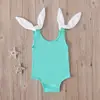 Mono de baño de verano europeo y americano para niñas, tirantes, color liso, espalda descubierta, tiras, ropa infantil, una pieza, entrega