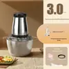 Moedor de carne transfronteiriço máquina de cozimento multifuncional de aço inoxidável doméstico moedor de carne elétrico de alta potência máquina de suplemento alimentar grande capacidade
