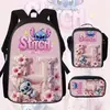 Entrega en stock, mochila de Stitch más vendida en Amazon para estudiantes de primaria y secundaria, bolsa escolar de anime ligera y duradera