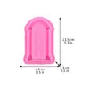 Molde para pastel de fondant de puerta estilo europeo, decoraciones líquidas de silicona para hornear