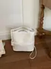 Bolso Tote Nuevo de Verano 2026 para Mujer, Bolso con Patrón Tejido, Diseño de Nicho, Bolso Cubo de Hombro Cruzado de Color Sólido a la Moda