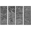 Decoración de Pared China Tallado en Ladrillo Relieve Antiguo Vertical Largo Flor de Ciruelo Orquídea Bambú Crisantemo Tallado en Ladrillo Patio Muro de Sombra Tallado en Ladrillo
