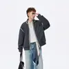 Nasa sobre Chaqueta de Béisbol Negra para Hombres y Mujeres Otoño 2025 Nueva Holgada Estilo Pequeño Aroma Top de Gama Alta