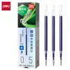 Pluma de Gel Retráctil Deli Se800 Negra Ultra Suave Punta de Bala 0.5