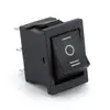 Interruptor Negro Forma de Barco Kcd1-203 Seis Pines Tres Posiciones Dos Posiciones Balancín para Amplificador, Secador de Cabello, Accesorios de Audio 21*15