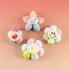 Broche Creativo de Girasol Juguete de Peluche Llavero para Mochila Llavero Colgante Pequeño Bolsas Accesorios de Muñeca Pequeña