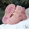 Nuevos zapatos de algodón para niños, botas de nieve cálidas de terciopelo para exteriores, zapatos para niñas, zapatos de moda, zapatos de algodón, zapatos casuales.