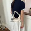 Bolsa de Mão com Laço Estilo Novo Coreano Bolsa Dumpling para Mulheres, Fashion e Tendência, Simples e Texturizada, Bolsa de Ombro Único Transversal, Outros Tipos
