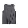 Chaleco de Marca de Moda de Secado Rápido para Hombre Verano Delgado Malla de Seda Helada Ropa de Fitness Suelta Talla Grande Camiseta Deportiva sin Mangas Top