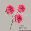 Buquê de 3 flores de crisântemo artificiais para decoração de cena de casamento, materiais DIY, flores falsas para arranjos decorativos, atacado