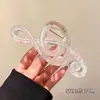 Pinza para el pelo de verano estilo ins con bloques de color para mujer, pasador lindo de lunares japoneses para niña, pinza de tiburón grande para recogidos.