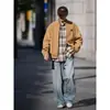 Chaqueta elegante para hombre Primavera/Otoño 2024, con un diseño de alta costura estilo ins, influencias de Hong Kong y japonesas, estilo Harajuku, y una silueta moderna y holgada inspirada en Corea.