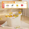 Cubo Grande para Baño de Bebé, Cubo de Baño y Natación para Niños, Cubo para Baño de Bebé, Tina Doméstica para Sentarse, Tina de Cuerpo Completo