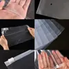 Sacos autovedantes com zíper de CPE espessado em estoque, sacos com zíper para roupas, sacos de armazenamento para meias e roupas íntimas, sacos de embalagem de plástico PE com zíper
