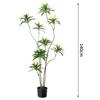 Planta Verde Artificial Transfronteriza Lirio Bambú 1.8m Planta de Piso Planta en Maceta Estilo Nórdico Ins Decoración Interior Sala de Estar Tamaño Grande