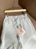 LU alternativa Lã + Seda mistura Outono/Inverno Novo Estilo Caimento Outdoor Elástico Espessado Reta Calças Casuais Masculinas