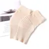 Joelheiras de algodão puro para homens e mulheres, adequadas para ambientes com ar condicionado, fornecem calor e proteção às articulações, estilo fino para idosos com pernas frias, sem costura para esportes