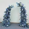 Nuevo Arco de Hierro para Bodas Soporte de Flores Forma de Cuerno Puerta Decoración de Boda al Aire Libre Arco Decoración de Fondo de Boda