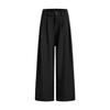 Pantalones casuales holgados negros sencillos de marca de moda para hombres y mujeres, pantalones anchos adelgazantes que combinan con todo, 2024.
