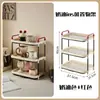 Estante de almacenamiento para tazas, organizador de tazas de agua de escritorio, escurridor de tazas de té para aparador, portavasos de cocina estilo crema