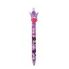 Pluma de Empuje con Parche de Resina de Familia de Amor de Dibujos Animados, Bolígrafo de Gel Corazón de Niña Lindo, Alto Valor de Color, Bolígrafo de Regalo Negro