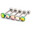 Uña de lengua de láser uña de labio uña de oreja puente de oreja leche DingTalk uña de lengua acero de titanio joyería de piercing corporal hot girl 316L transfronterizo