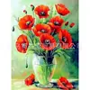 5D Nuevo DIY Pintura de Diamantes Serie Floral Taladro de Punto Punto de Cruz Pintura Decorativa Taladro Completo Pintura Decorativa Directo de Fábrica