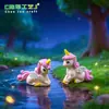 Nuevo Taburete de Unicornio Lindo, Decoración DIY de Micro Paisaje, Unicornio de Dibujos Animados, Adorno de Plástico