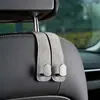 Gancho Duplo Simples para Carro Gancho no Encosto do Banco Camurça Sensação Avançada Multifuncional Prático Gancho de Armazenamento para Pendurar